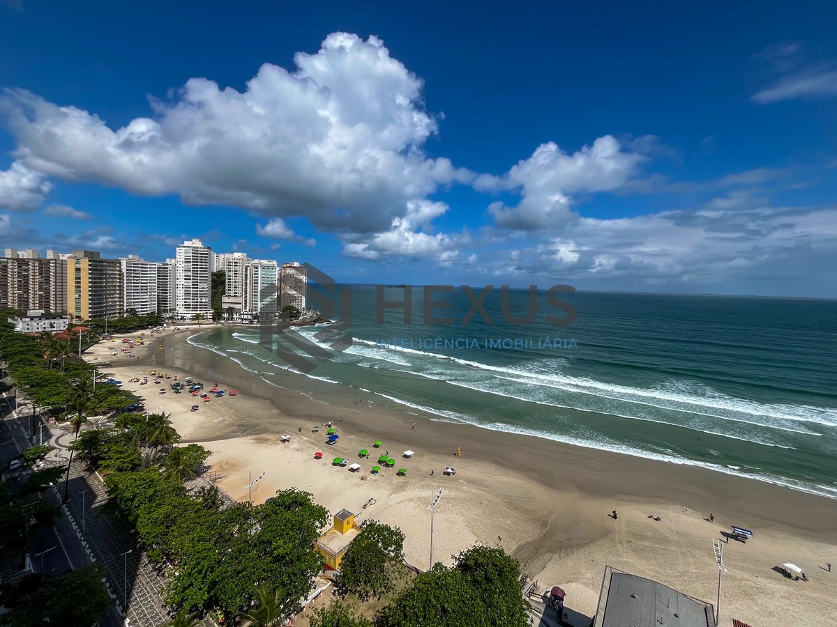 Foto 11 de Apartamento frente mar com varanda na Praia das Pitangueiras, Guaruja