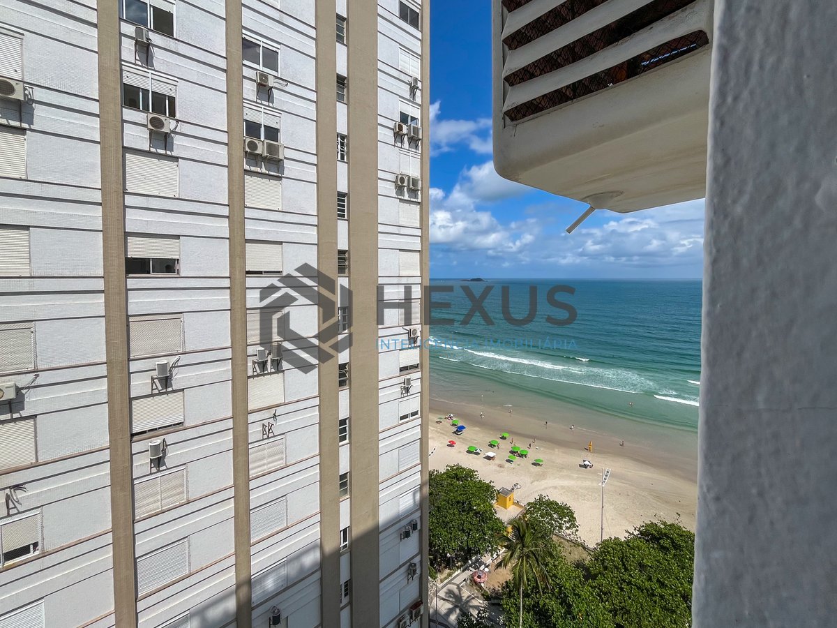 Foto 27 de Apartamento frente mar com varanda na Praia das Pitangueiras, Guaruja