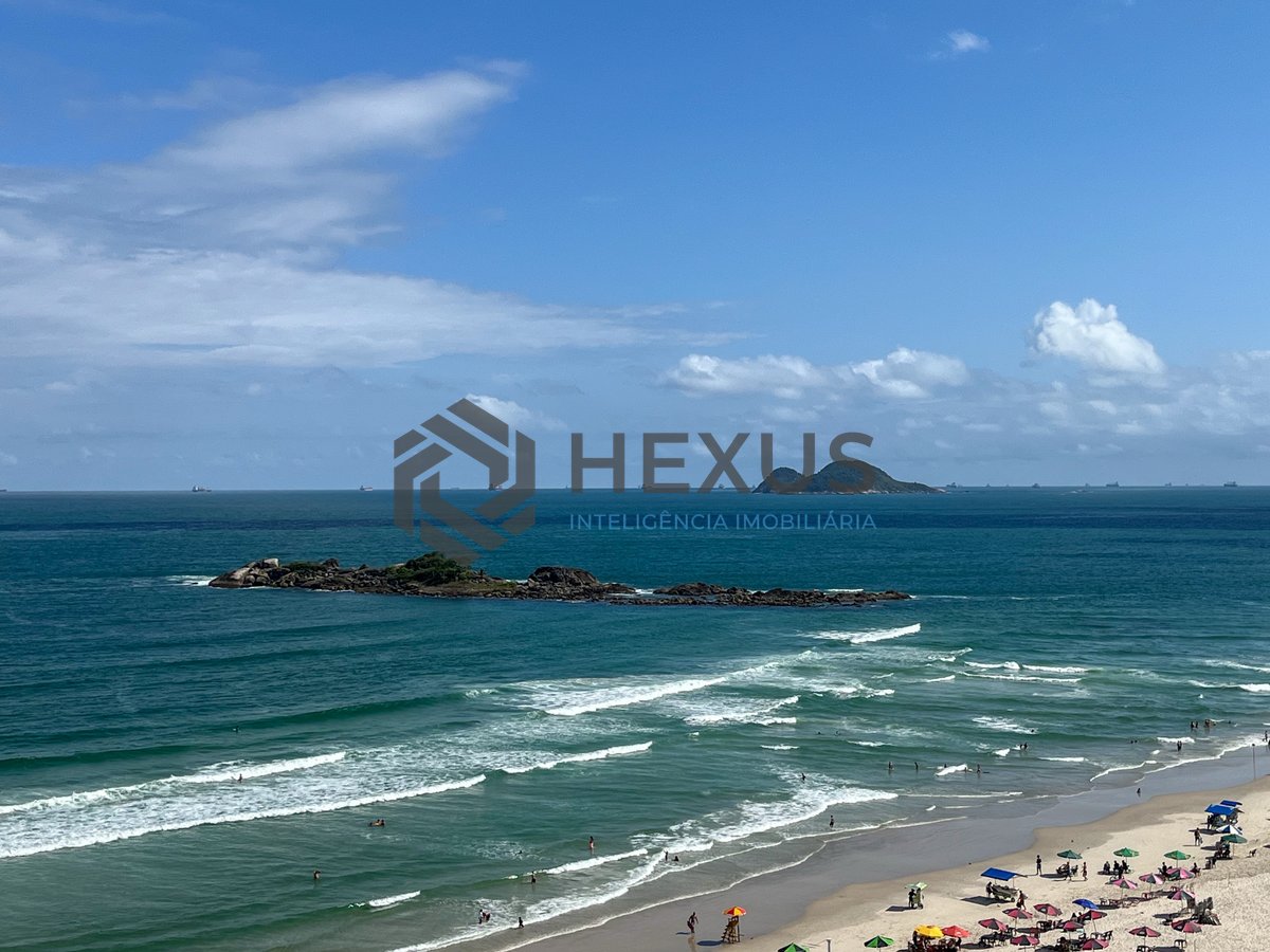 Foto 15 de Apartamento frente mar com varanda na Praia das Pitangueiras, Guaruja