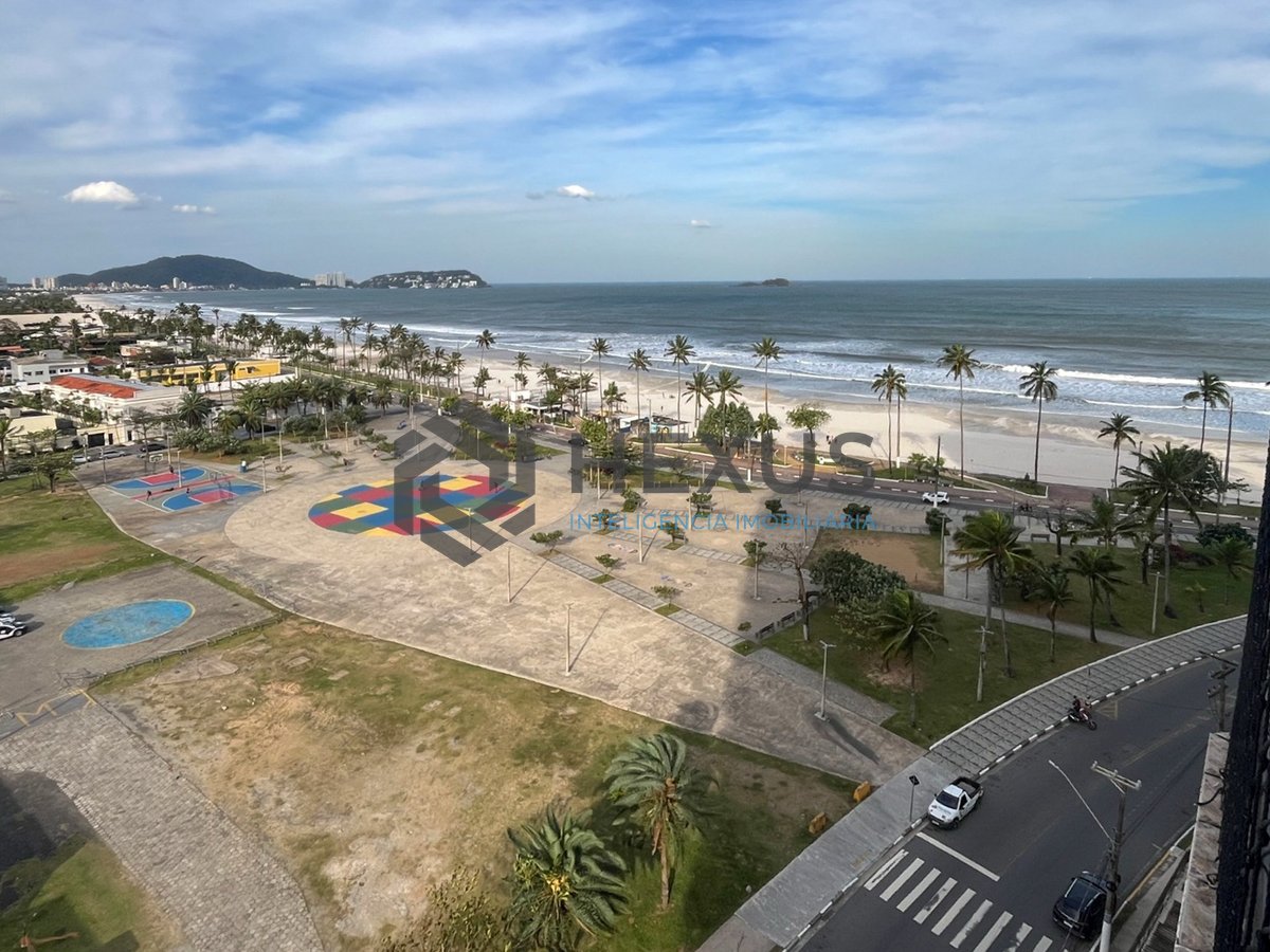 Foto 9 de Apartamento  com varanda, vista mar e lazer completo na beira mar da Praia da Enseada, Guaruja