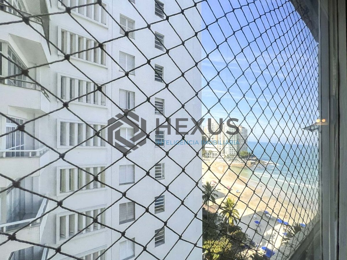 Foto 41 de Apartamento frente mar com varanda na Praia das Pitangueiras, Guaruja