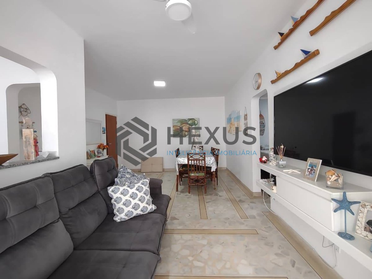 Foto 4 de Apartamento com varanda e lazer na Praia da Enseada, Guaruja