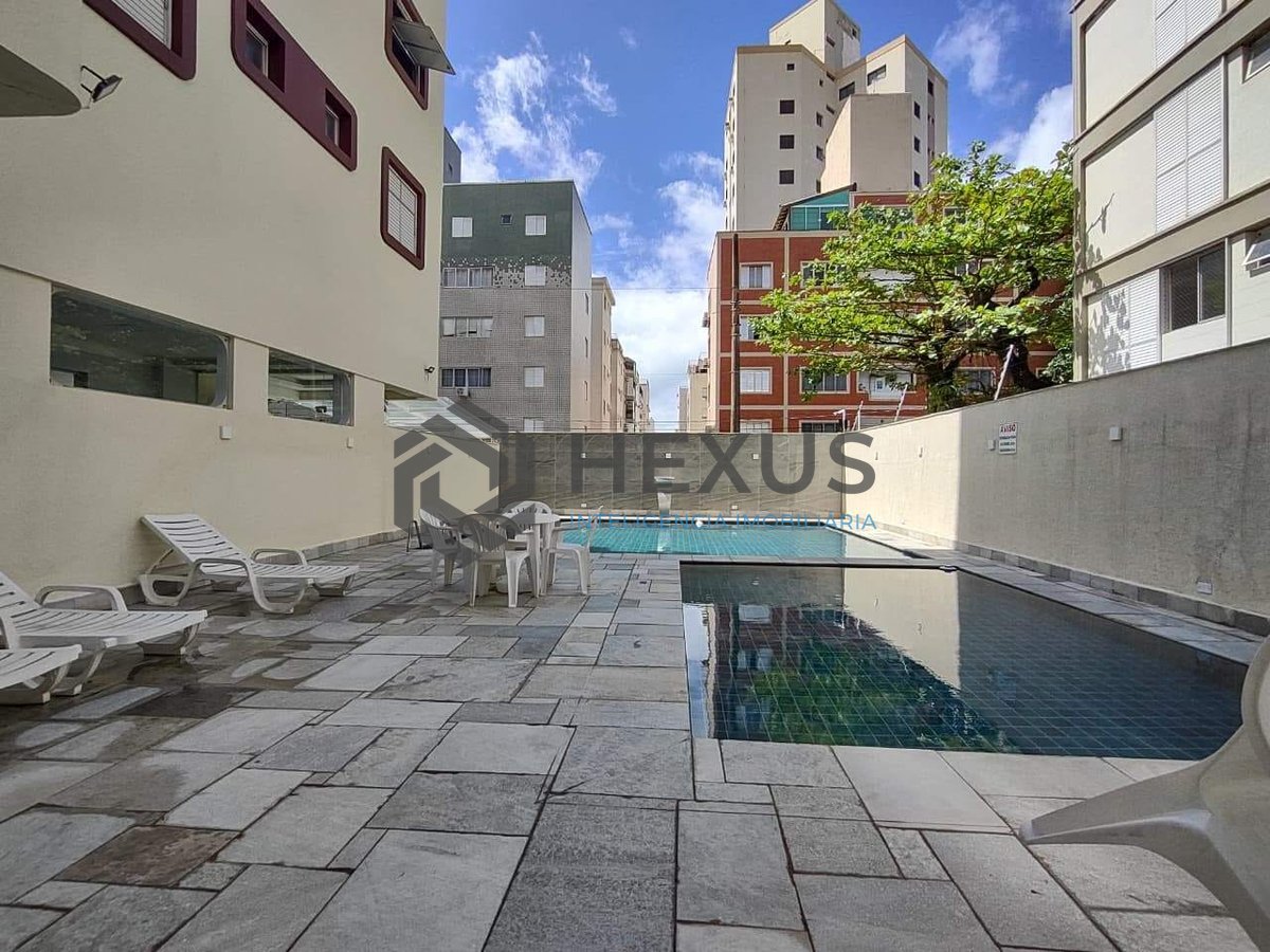 Foto 31 de Apartamento com varanda e lazer na Praia da Enseada, Guaruja