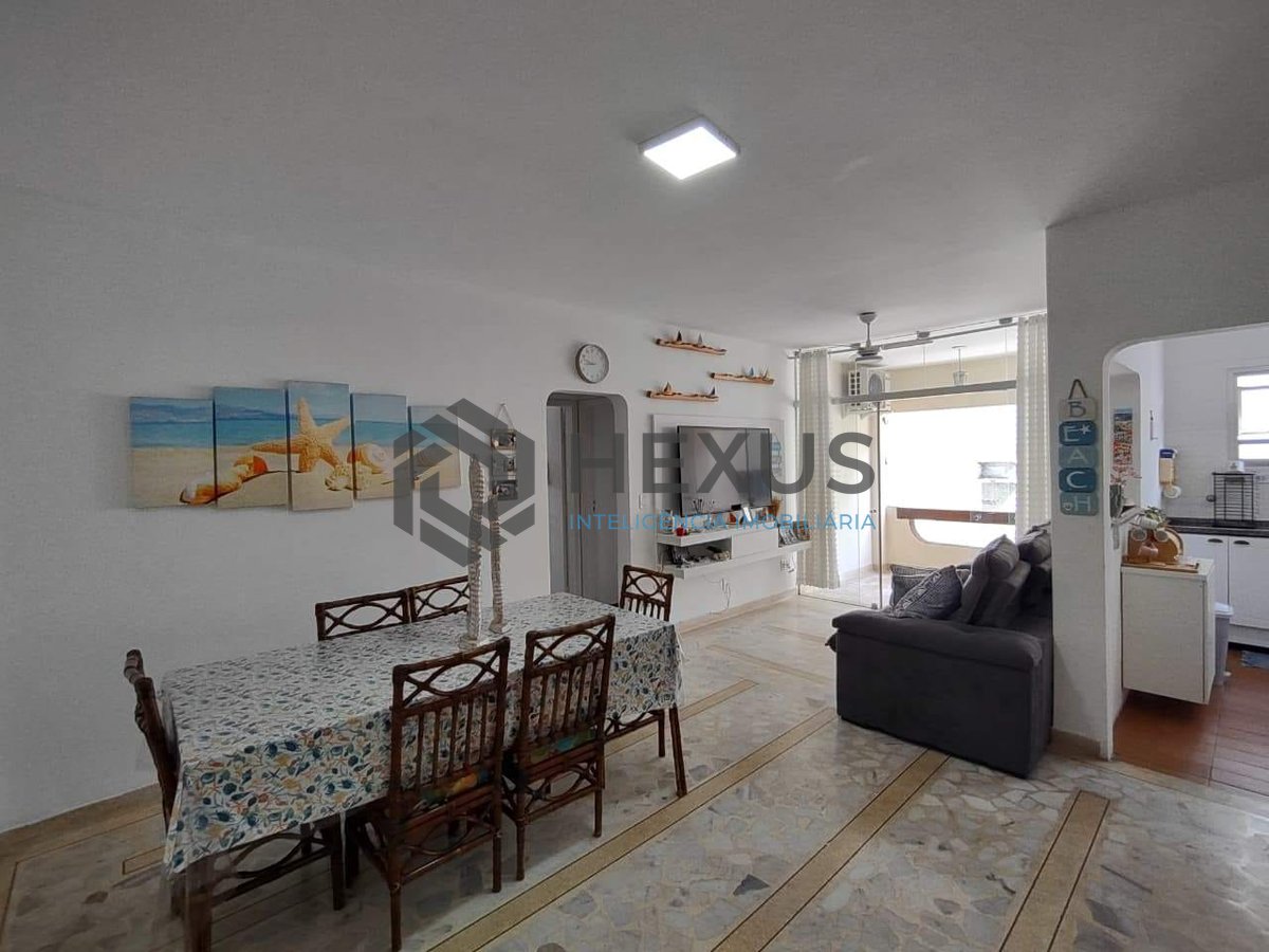 Foto 5 de Apartamento com varanda e lazer na Praia da Enseada, Guaruja