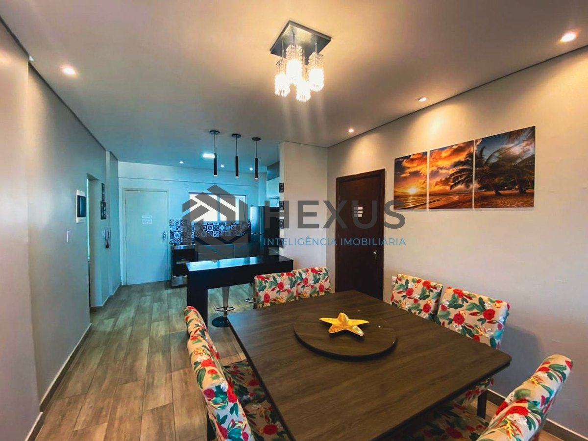 Foto 4 de Apartamento com varanda vista mar e lazer na beira mar da Praia das Pitangueiras, Guarujá