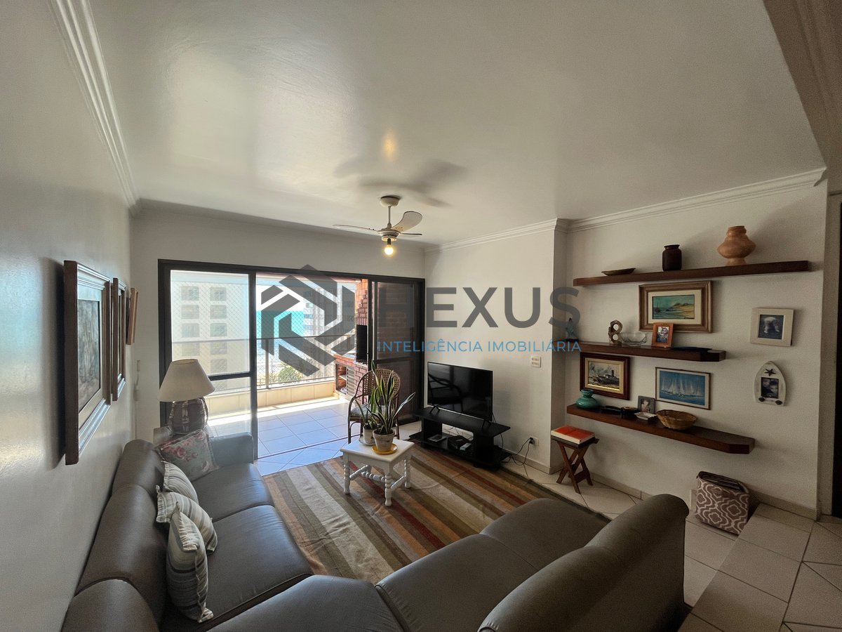Foto 3 de Apartamento com varanda gourmet vista mar e lazer nas Pitangueiras, Guarujá
