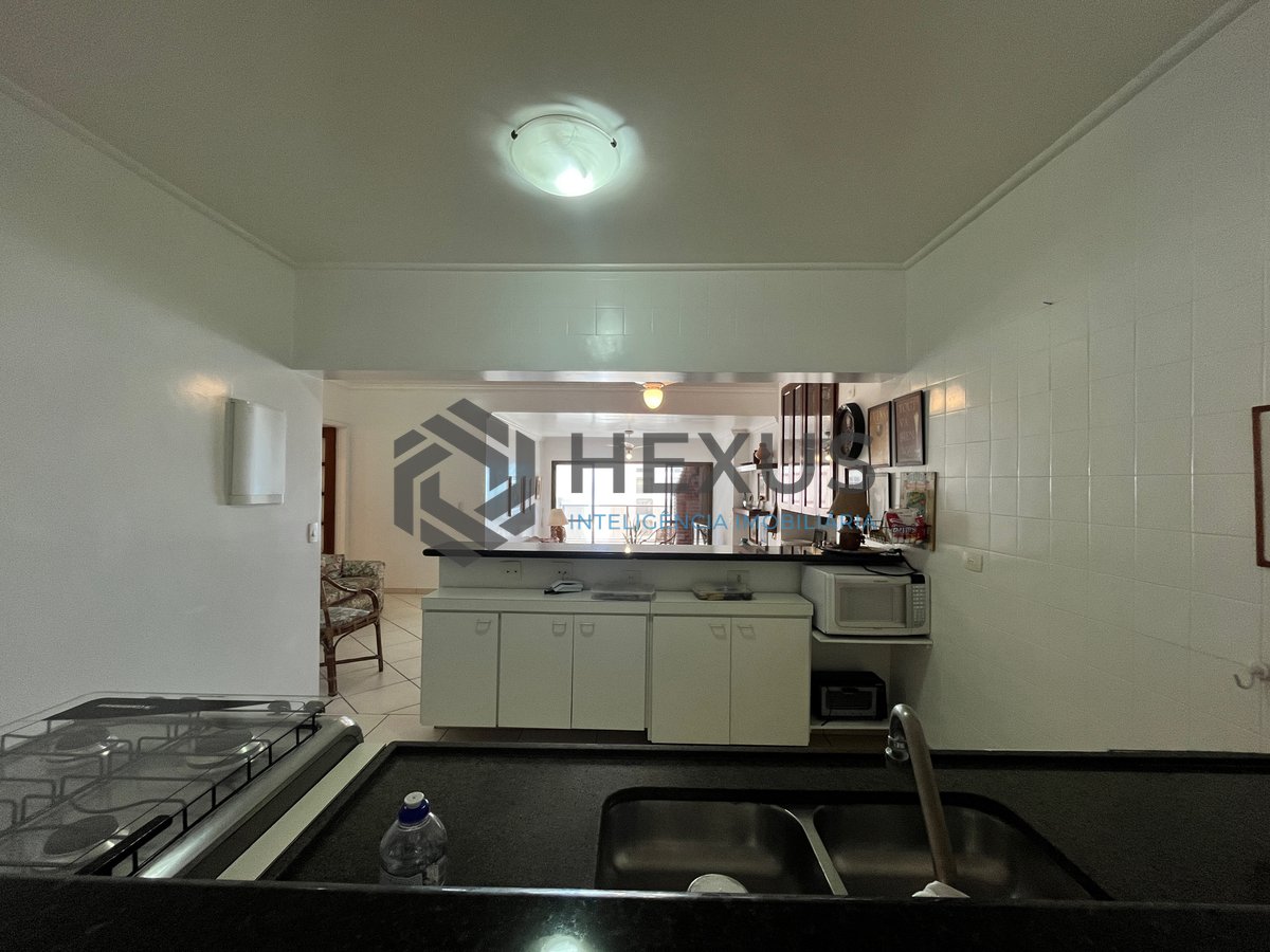 Foto 29 de Apartamento com varanda gourmet vista mar e lazer nas Pitangueiras, Guarujá