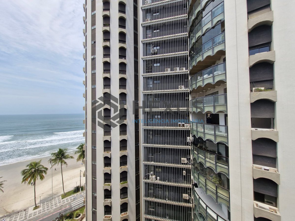 Foto 21 de Apartamento com varanda e vista mar na beira mar da Praia das Asturias, Guaruja