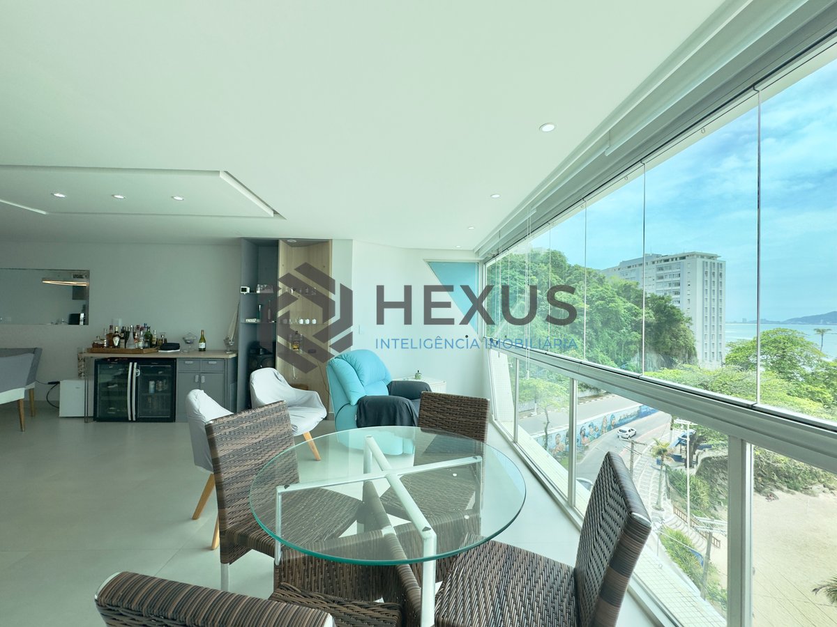 Foto 4 de Apartamento Frente mar na Praia das Astúrias com varanda e lazer, Guarujá