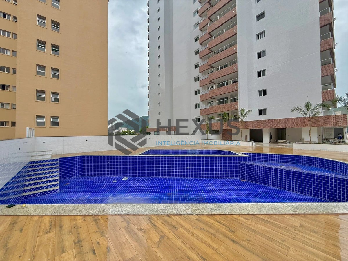 Foto 21 de Apartamento com varanda gourmet e lazer em prédio novo na Praia das Pitangueiras, Guaruja