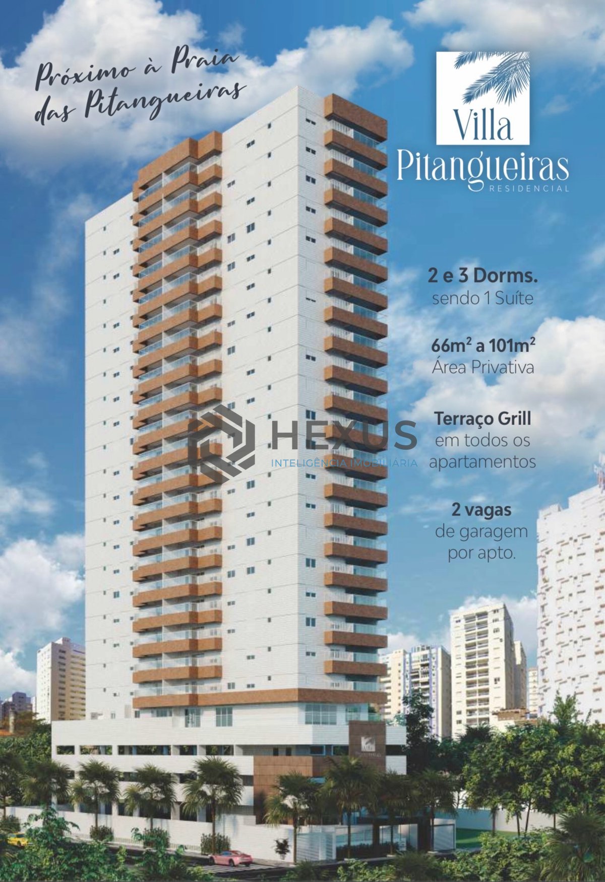 Foto 22 de Apartamento com varanda gourmet e lazer em prédio novo na Praia das Pitangueiras, Guaruja