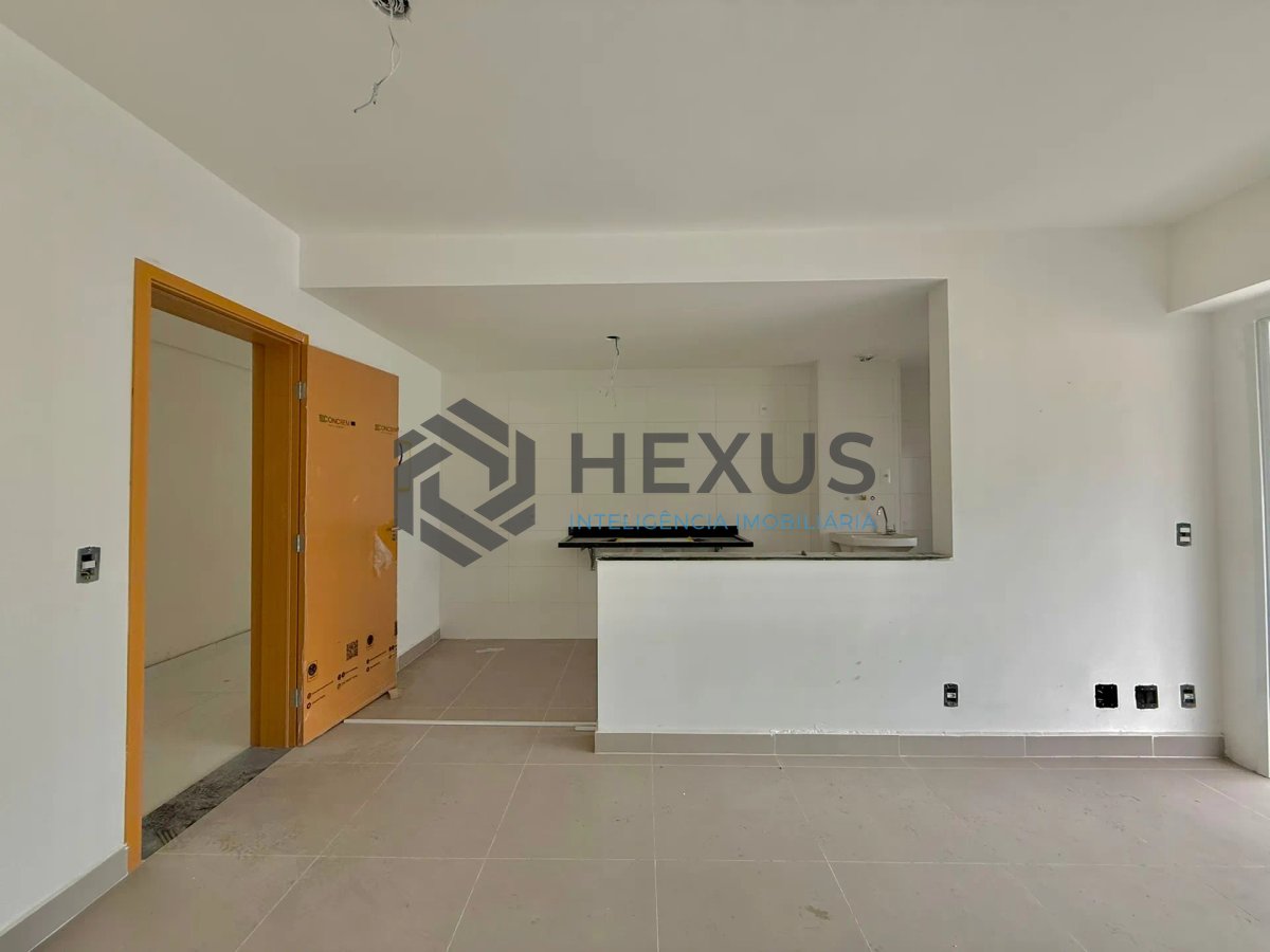 Foto 6 de Apartamento com varanda gourmet e lazer em prédio novo na Praia das Pitangueiras, Guaruja