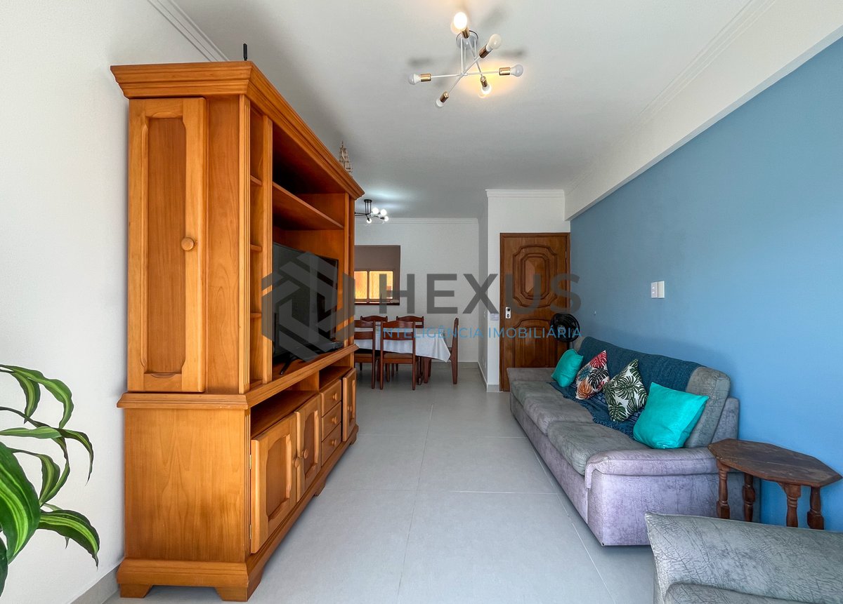 Foto 4 de Apartamento com varanda vista mar e lazer na Praia das Pitangueiras, Guaruja