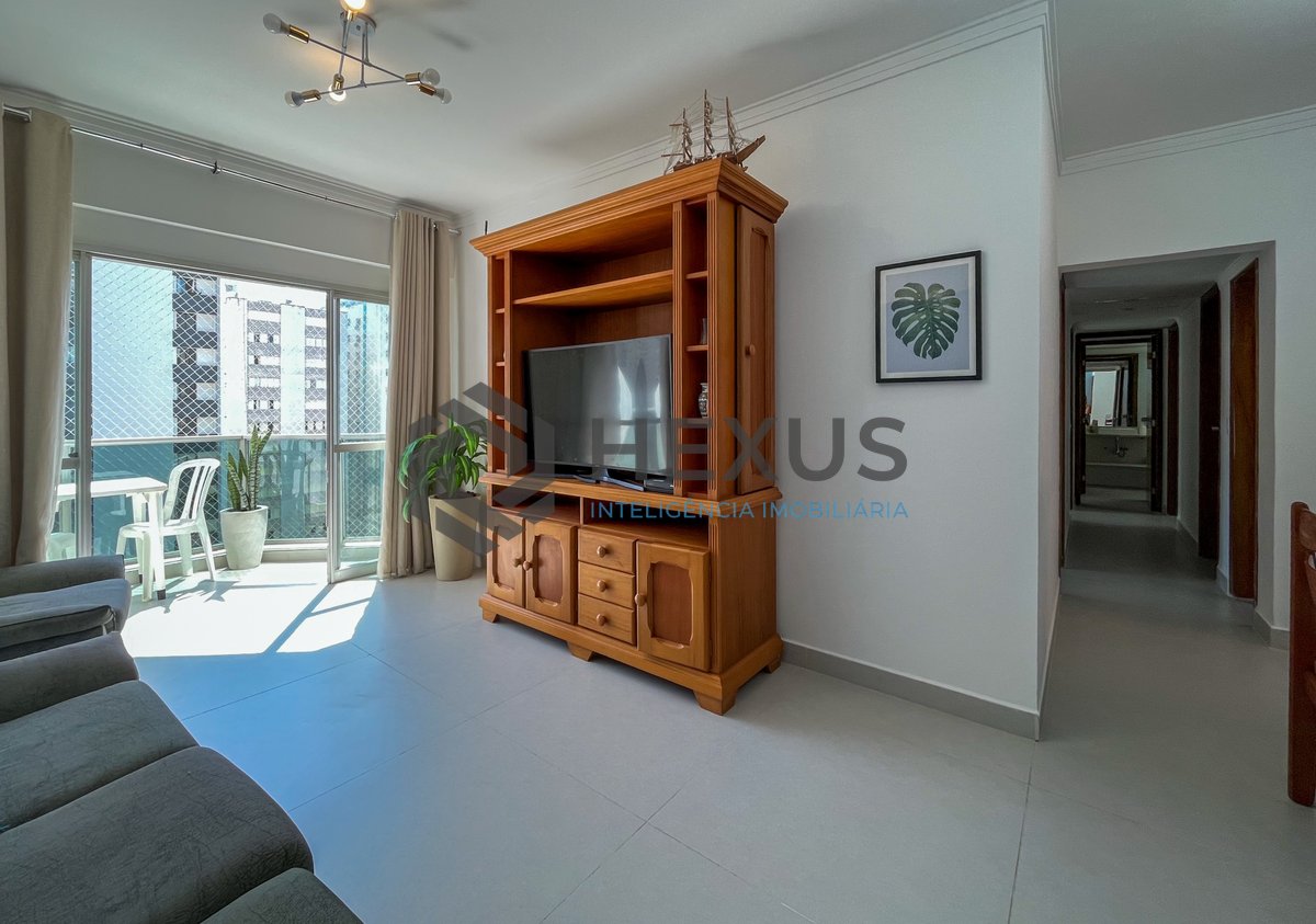 Foto 5 de Apartamento com varanda vista mar e lazer na Praia das Pitangueiras, Guaruja