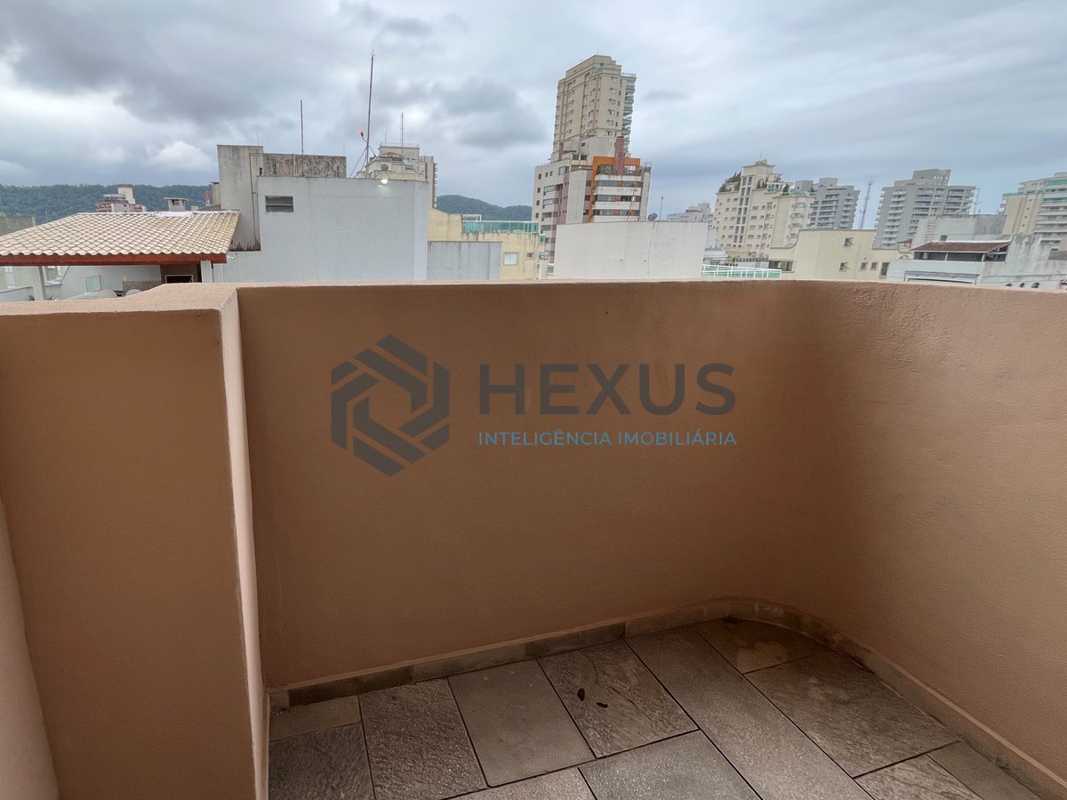 Foto 13 de Apartamento com varanda e lazer na Praia da Enseada, Guaruja