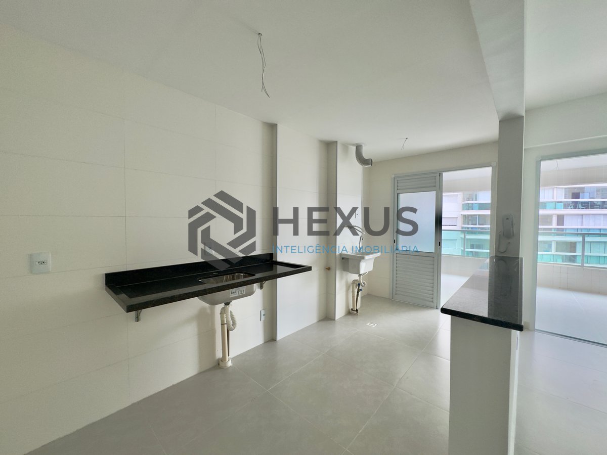 Foto 8 de Apartamento com varanda gourmet, vista mar e lazer completo em prédio novo a uma quadra da Praia das Asturias, Guaruja