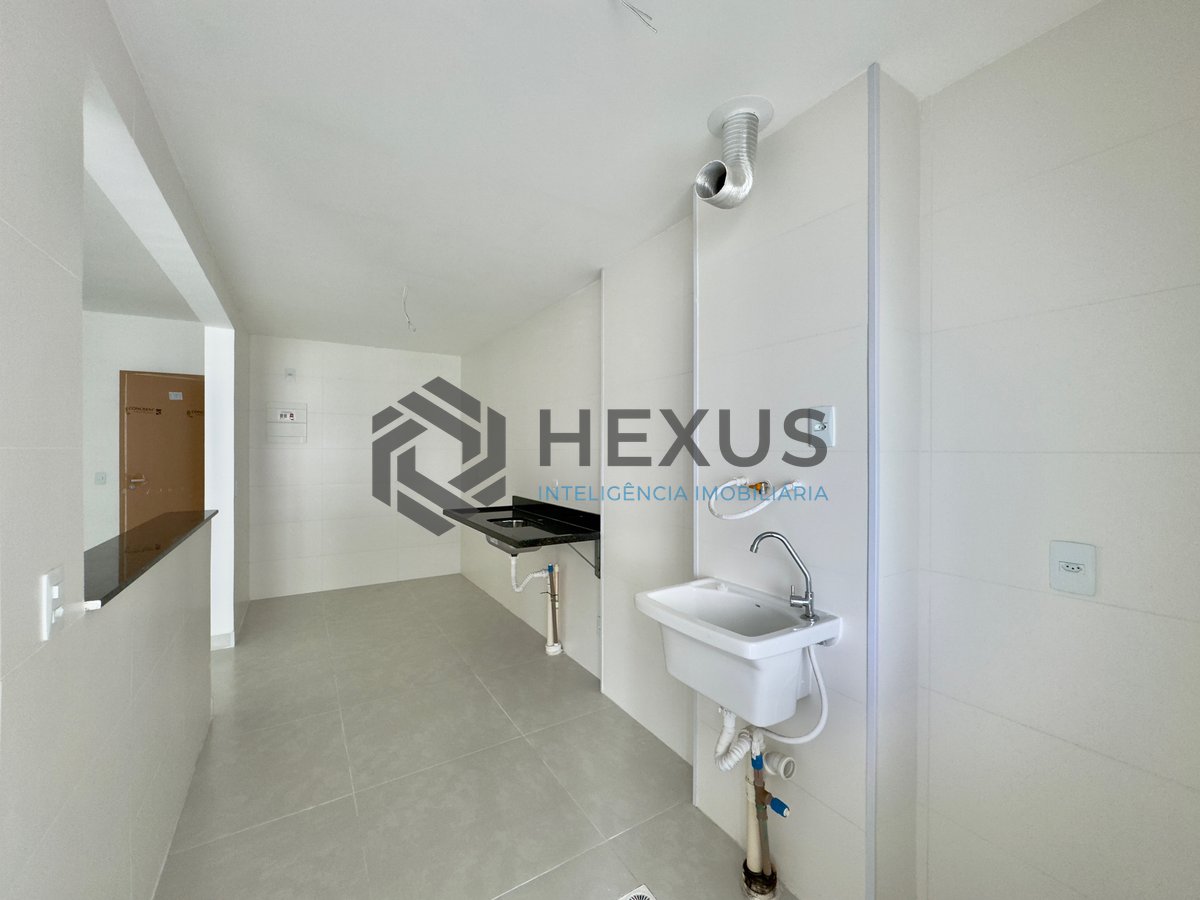 Foto 10 de Apartamento com varanda gourmet, vista mar e lazer completo em prédio novo a uma quadra da Praia das Asturias, Guaruja