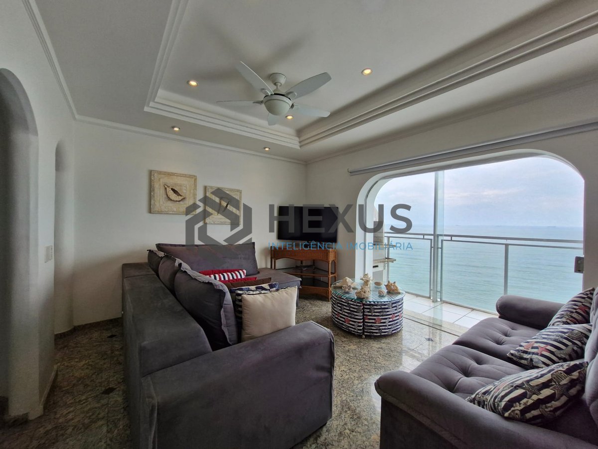 Foto 6 de Apartamento reformado frente mar com varanda na Praia das Pitangueiras, Guaruja