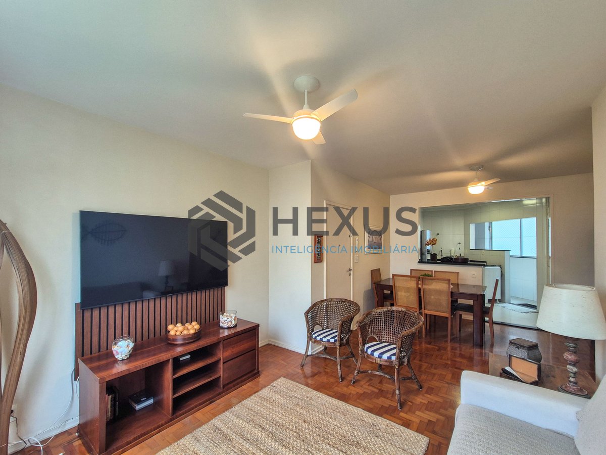 Foto 5 de Apartamento reformado com vista mar a uma quadra da Praia das Pitangueiras, Guaruja