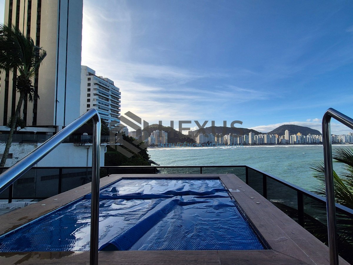 Foto 50 de Apartamento reformado frente mar com piscina na varanda na Praia das Asturias, Guaruja