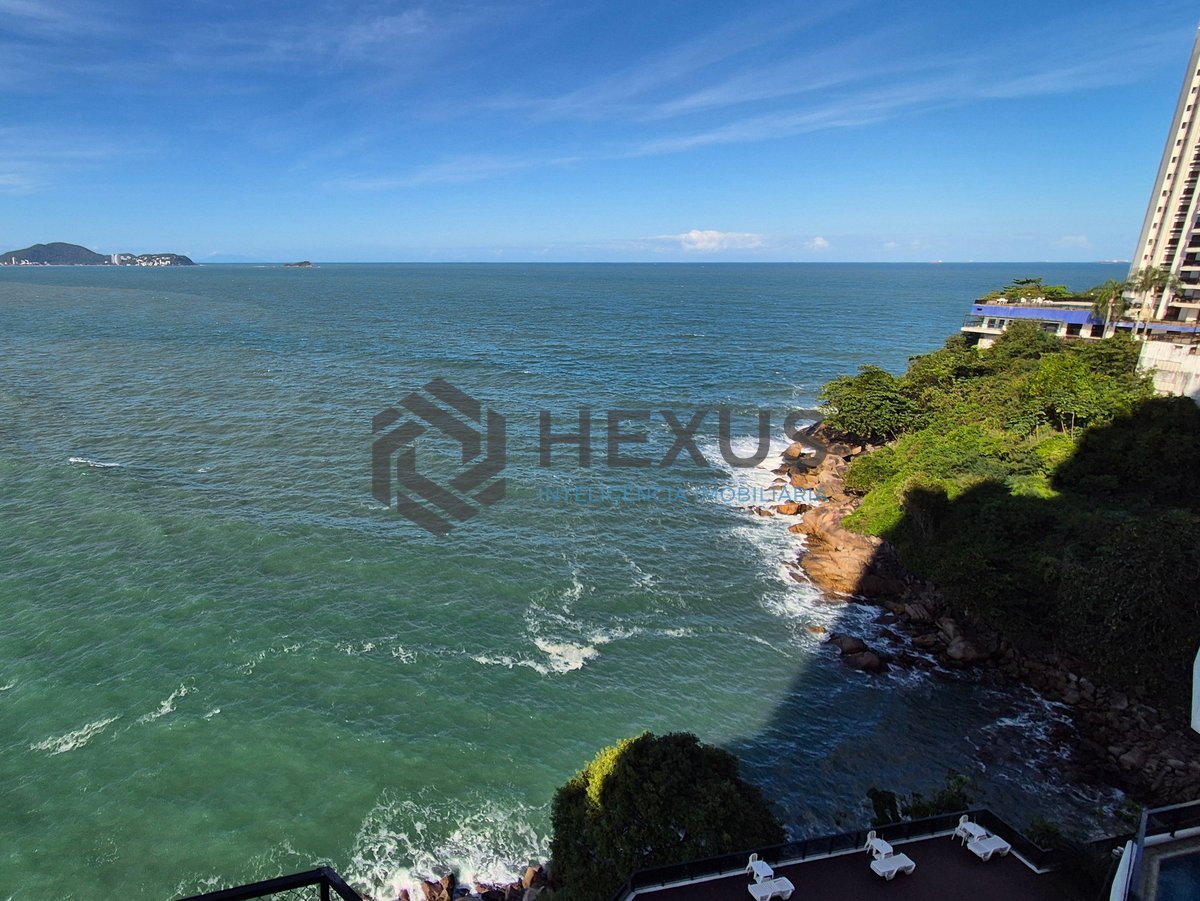 Foto 6 de Apartamento reformado frente mar com piscina na varanda na Praia das Asturias, Guaruja