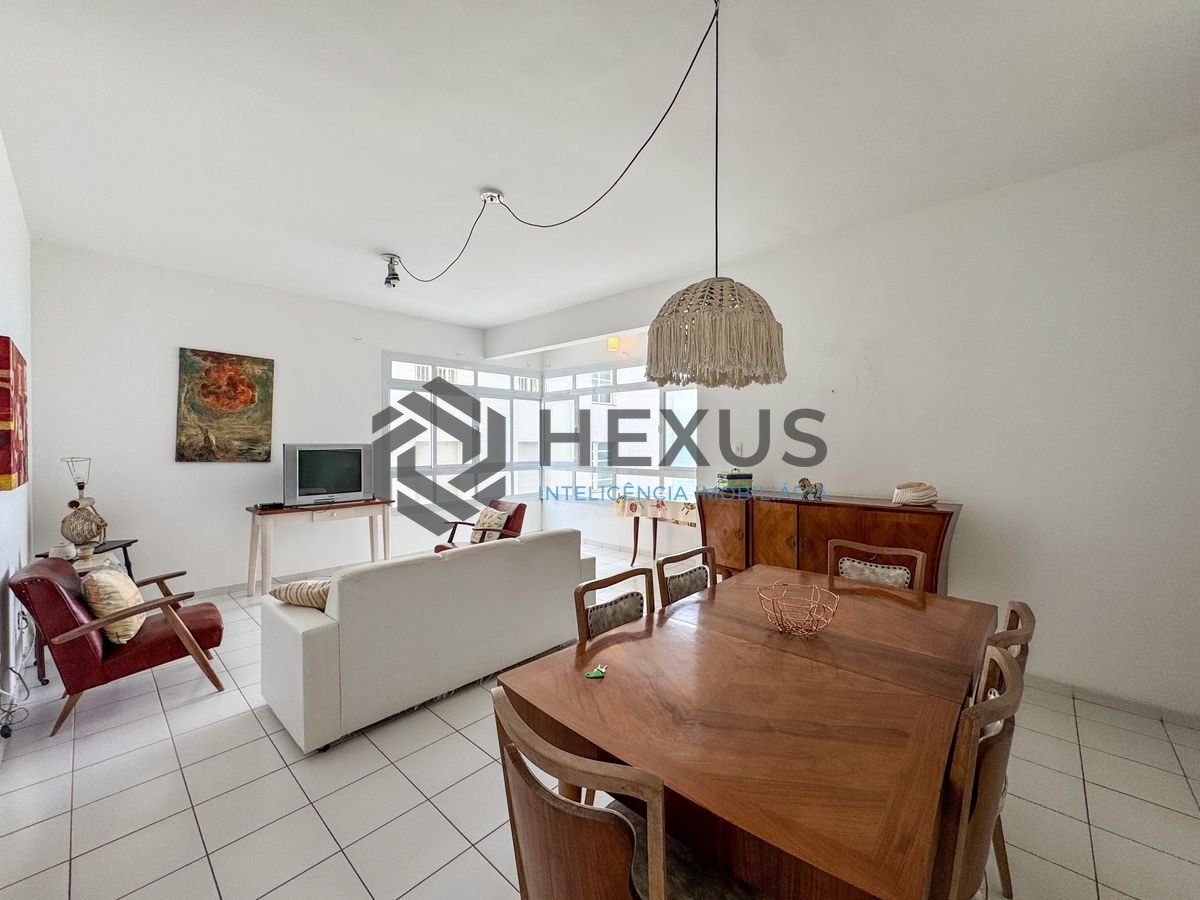 Foto 4 de Apartamento frente mar com varanda vista mar e lazer nas Pitangueiras, Guarujá