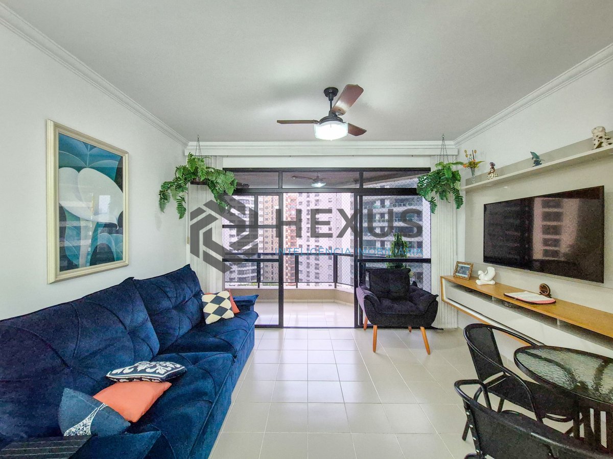 Foto 3 de Apartamento com varanda e lazer na Praia das Pitangueiras, Guaruja