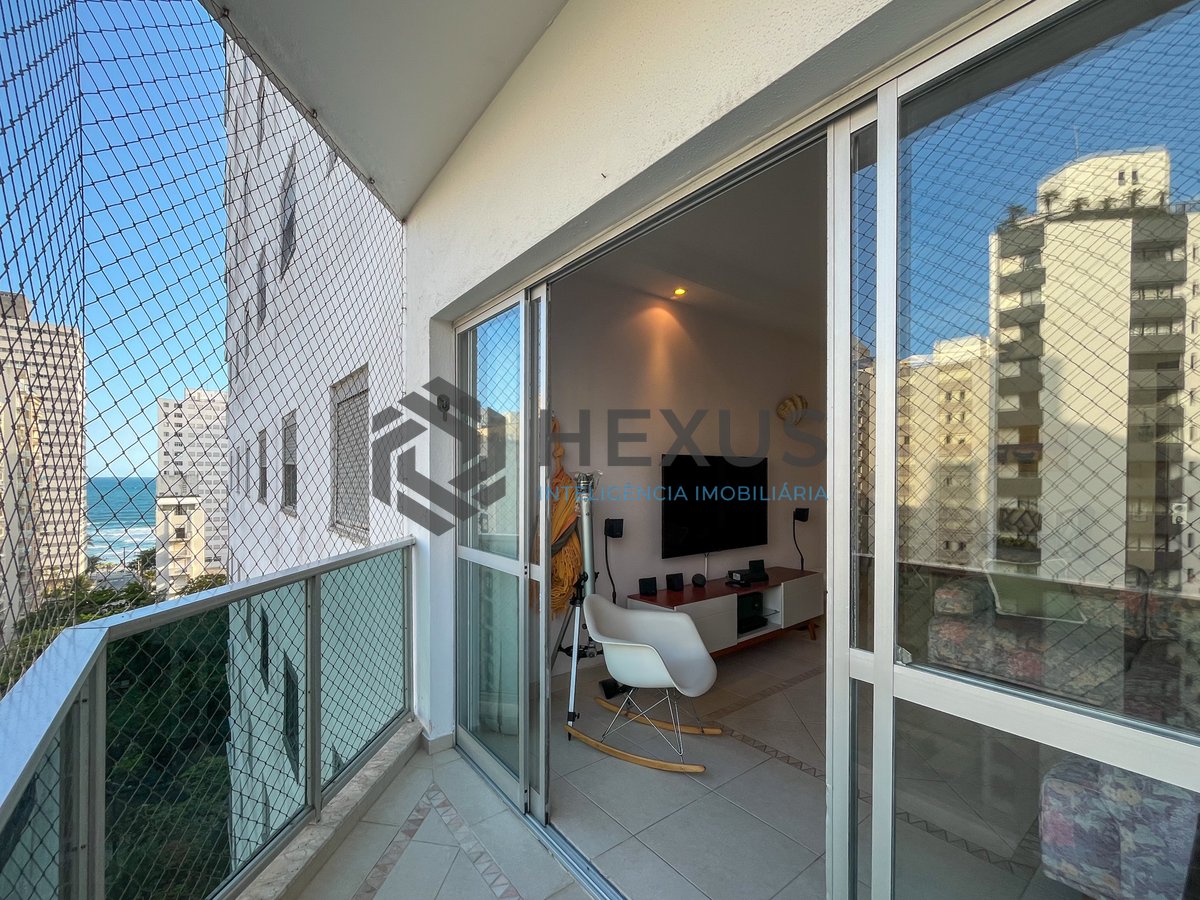 Foto 7 de Apartamento com varanda vista mar e lazer na Praia das Pitangueiras, Guaruja