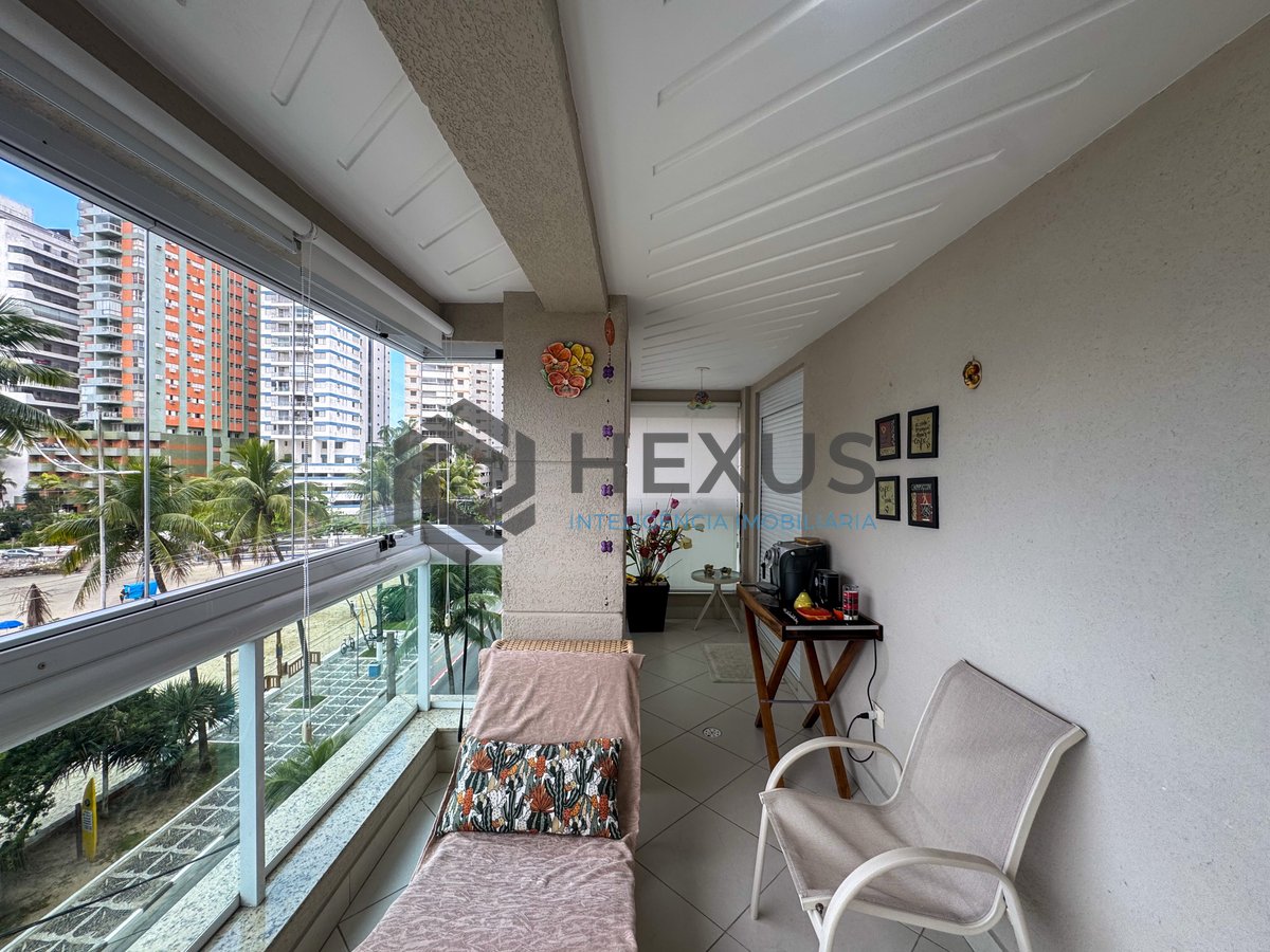 Foto 13 de Apartamento frente mar com varanda gourmet e lazer na Praia das Asturias, Guaruja