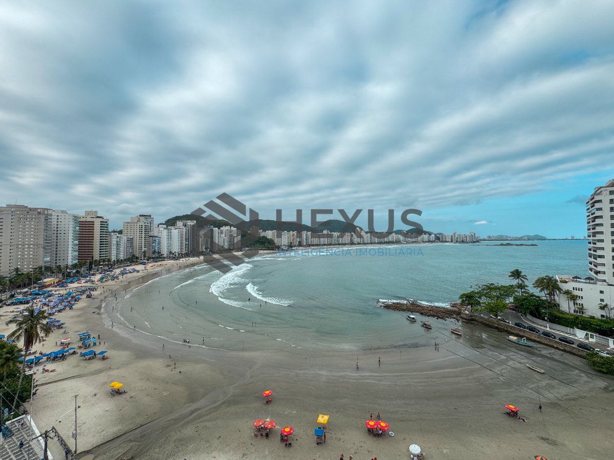 Foto 2 de Apartamento frente mar com varanda gourmet e lazer na Praia das Asturias, Guaruja