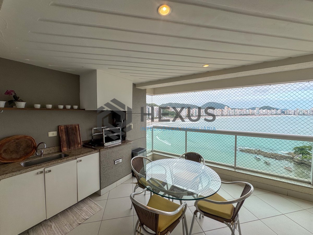 Foto 5 de Apartamento frente mar com varanda gourmet e lazer na Praia das Asturias, Guaruja