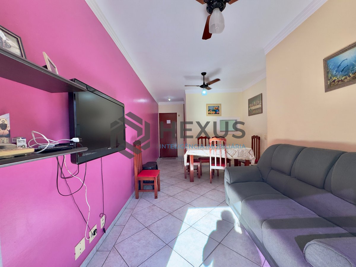 Foto 3 de Apartamento com varanda e lazer na Praia da Enseada, Guaruja