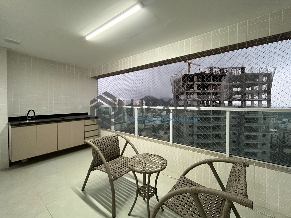 Foto 7 de Apartamento varanda gourmet, lazer e 2 vagas à venda, Vila Alzira, Guarujá, SP