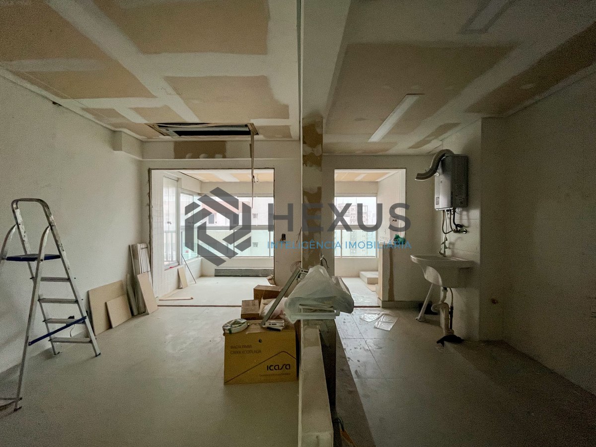 Foto 4 de Apartamento com varanda gourmet e lazer em prédio novo a uma quadra da Praia das Asturias, Guaruja