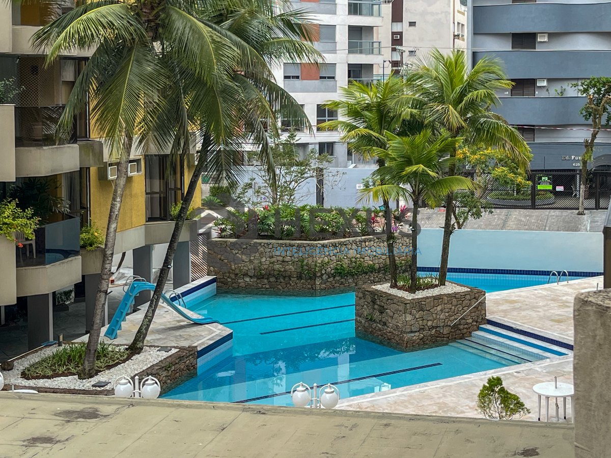 Foto 9 de Apartamento com varanda e lazer na região do Aquário na Praia da Enseada, Guaruja