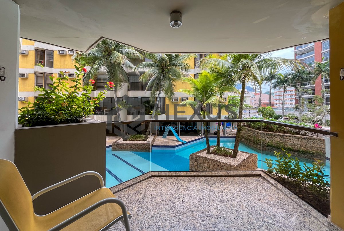 Foto 8 de Apartamento com varanda e lazer na Praia da Enseada, Guaruja