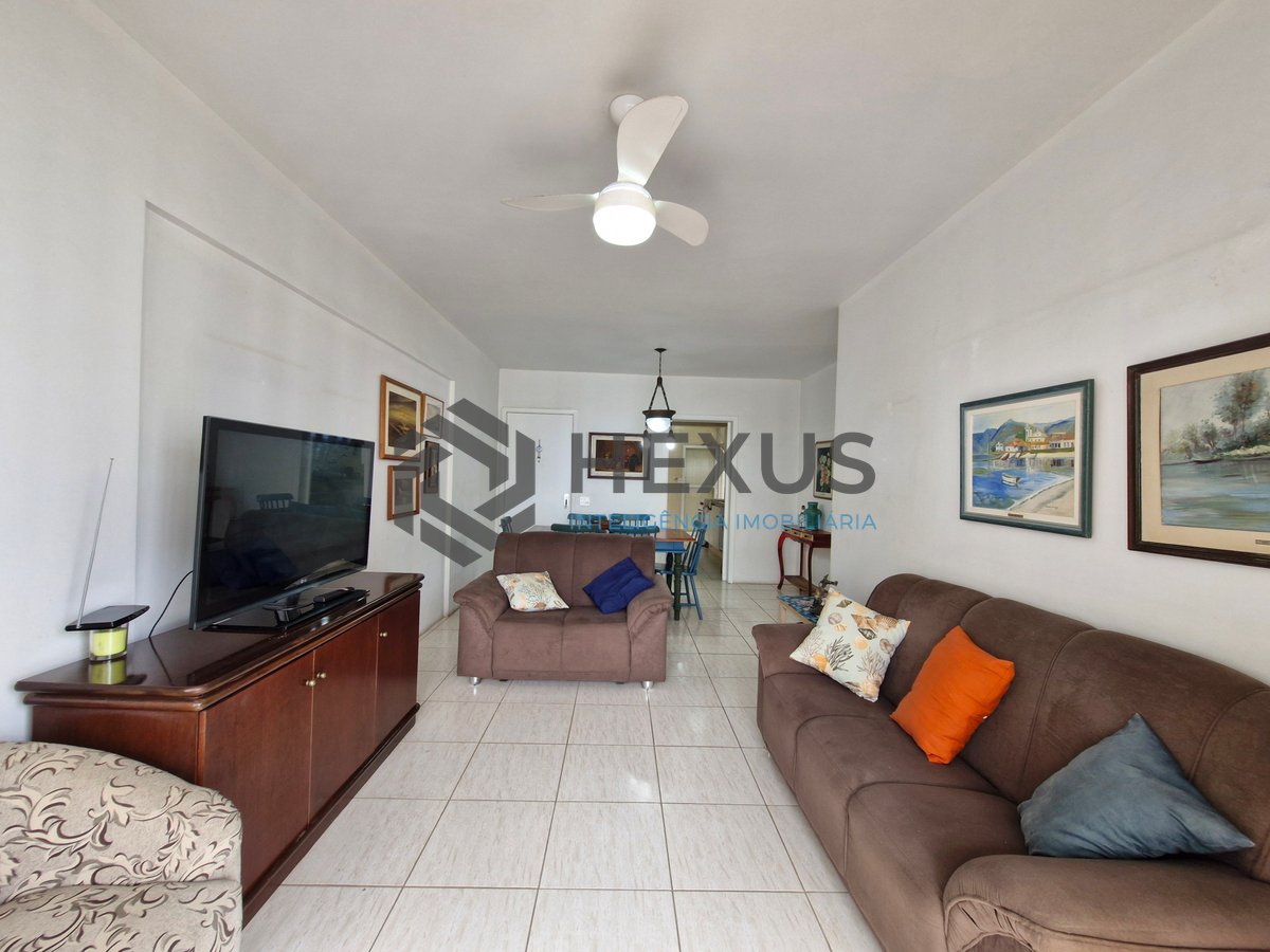 Foto 3 de Apartamento frente mar com varanda e lazer na Praia das Asturias, Guaruja