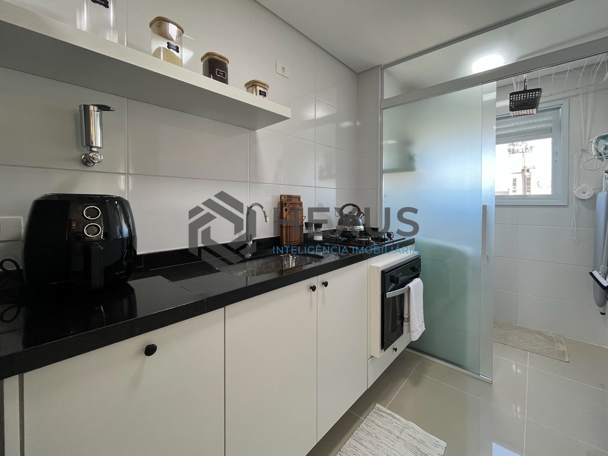 Foto 21 de Apartamento com varanda gourmet e lazer em prédio novo na Praia das Pitangueiras, Guaruja