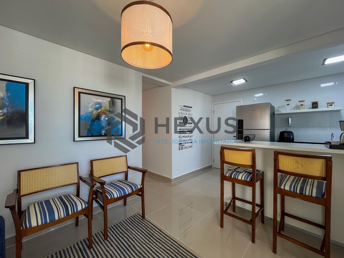 Foto 4 de Apartamento com varanda gourmet e lazer em prédio novo na Praia das Pitangueiras, Guaruja