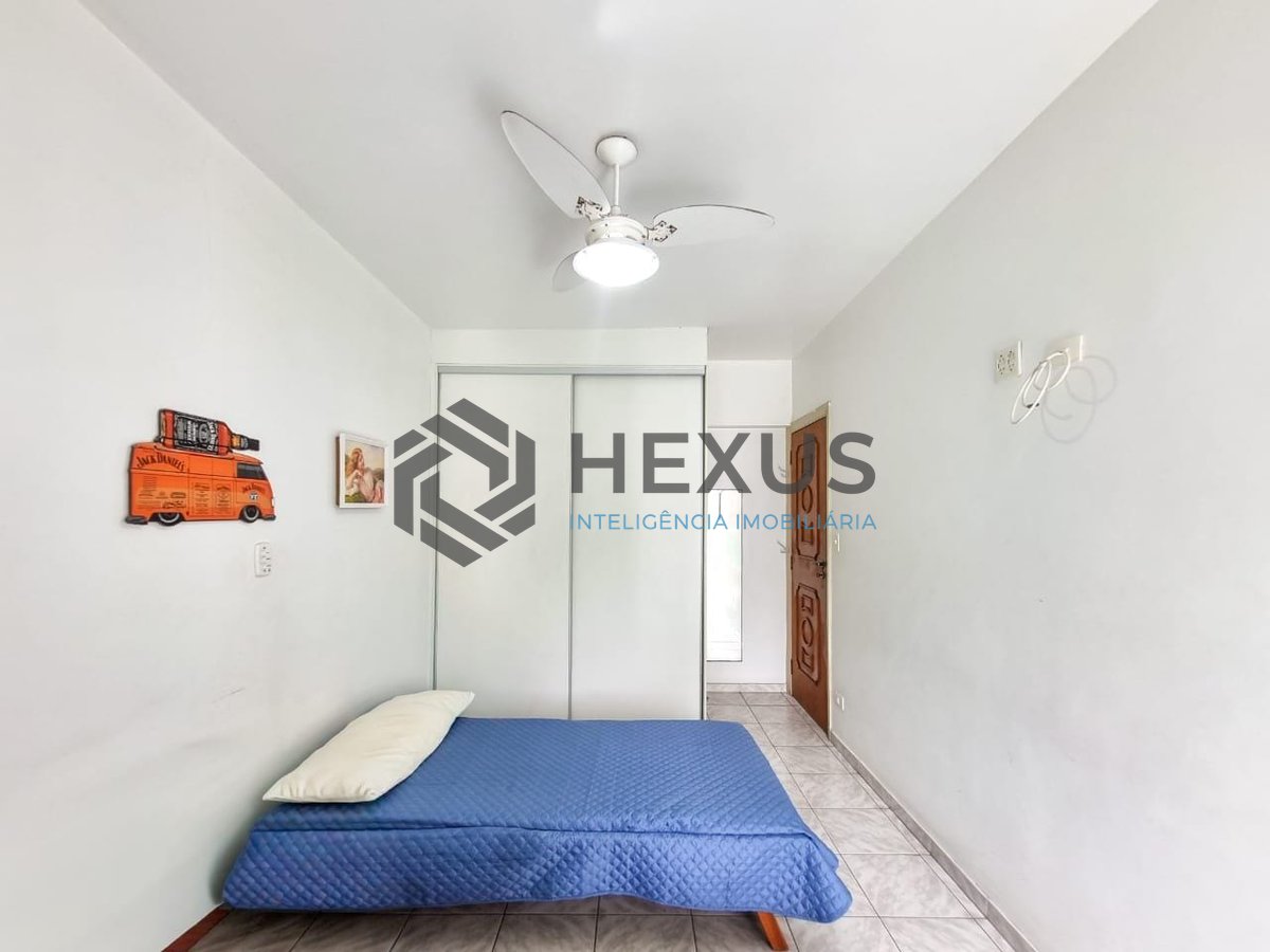 Foto 18 de Apartamento com varanda e lazer a 180m da Praia das Pitangueiras, Guaruja