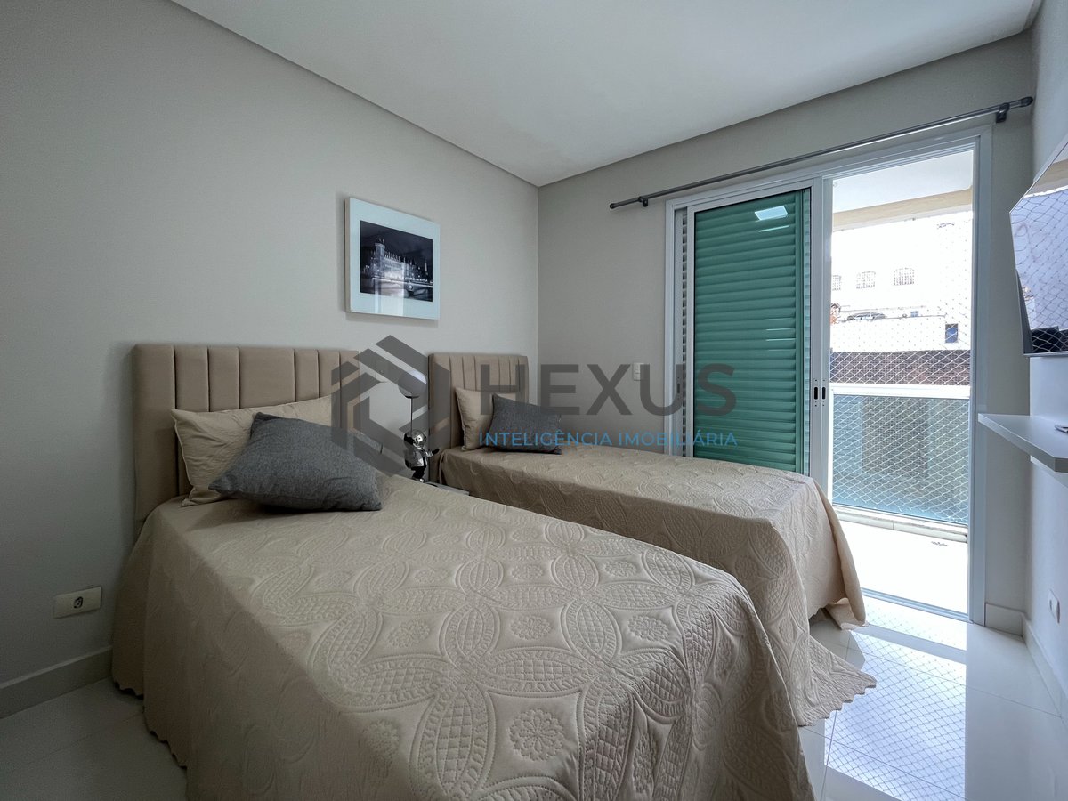 Foto 12 de Apartamento com varanda gourmet e lazer na Praia das Pitangueiras, Guaruja