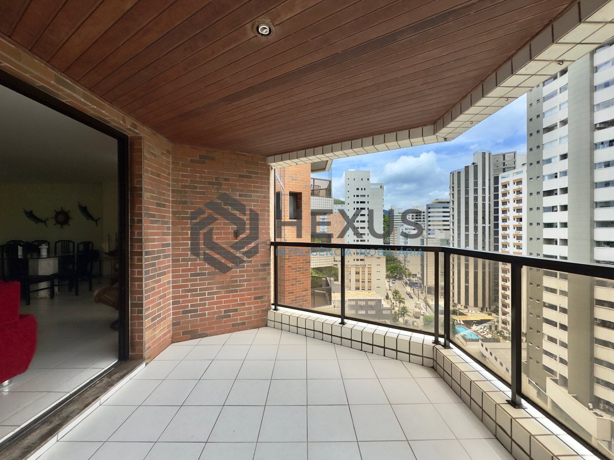 Foto 3 de Apartamento com varanda vista mar e lazer a uma quadra da Praia das Asturias, Guaruja