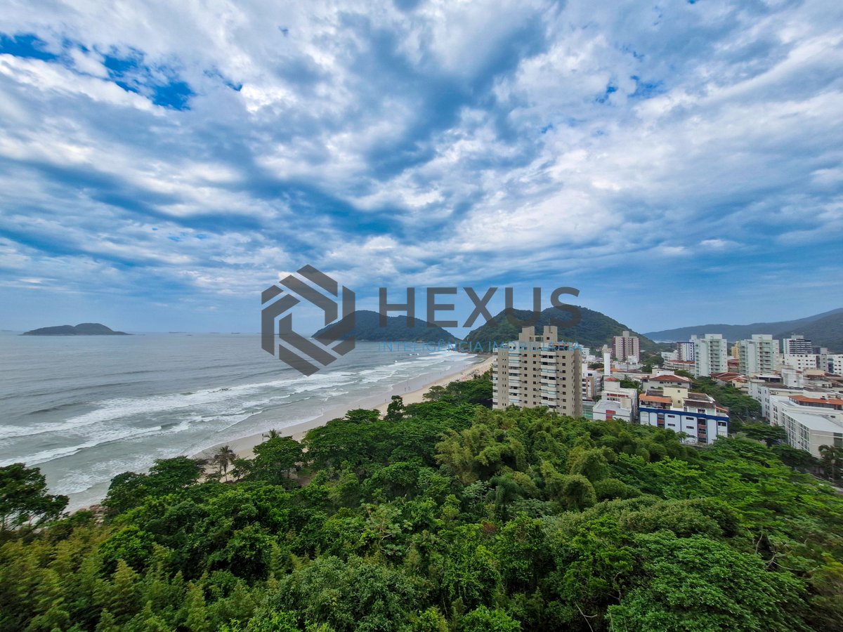 Foto 12 de Apartamento com varanda vista mar e lazer na beira mar da praia no Tombo, Guarujá