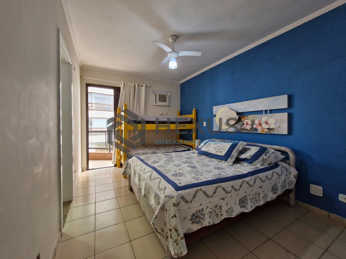 Foto 16 de Apartamento com varanda vista mar e lazer na beira mar da praia no Tombo, Guarujá