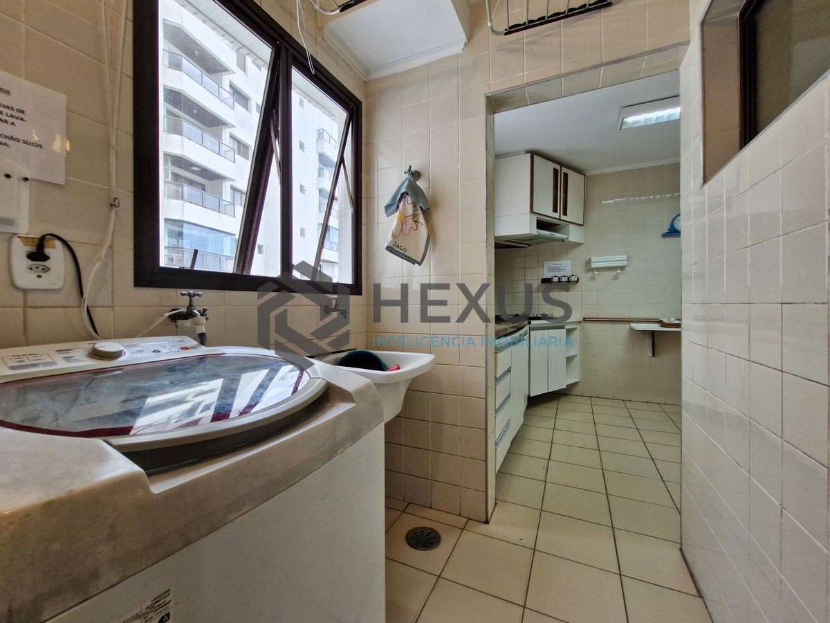 Foto 39 de Apartamento com varanda vista mar e lazer na beira mar da praia no Tombo, Guarujá