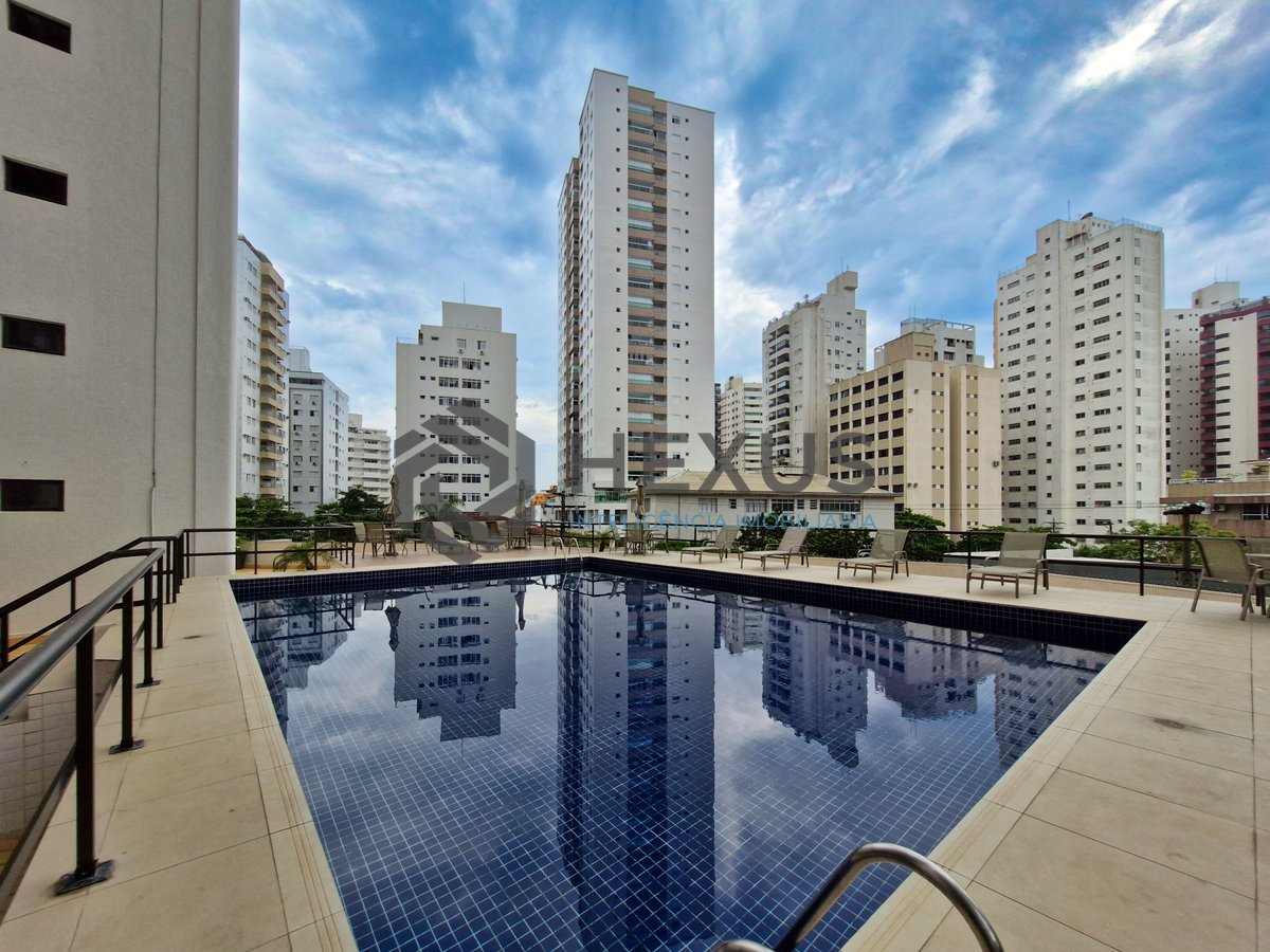 Foto 41 de Apartamento com varanda vista mar e lazer na beira mar da praia no Tombo, Guarujá