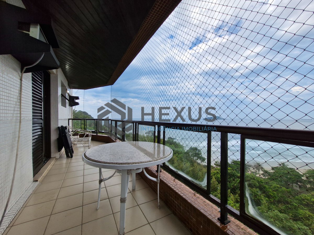 Foto 10 de Apartamento com varanda vista mar e lazer na beira mar da praia no Tombo, Guarujá