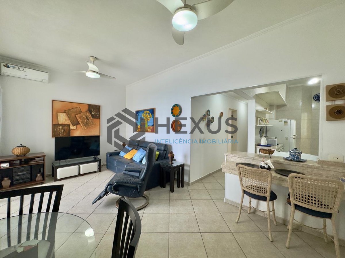 Foto 4 de Apartamento 

frente mar com varanda vista mar na Praia das Pitangueiras, Guaruja