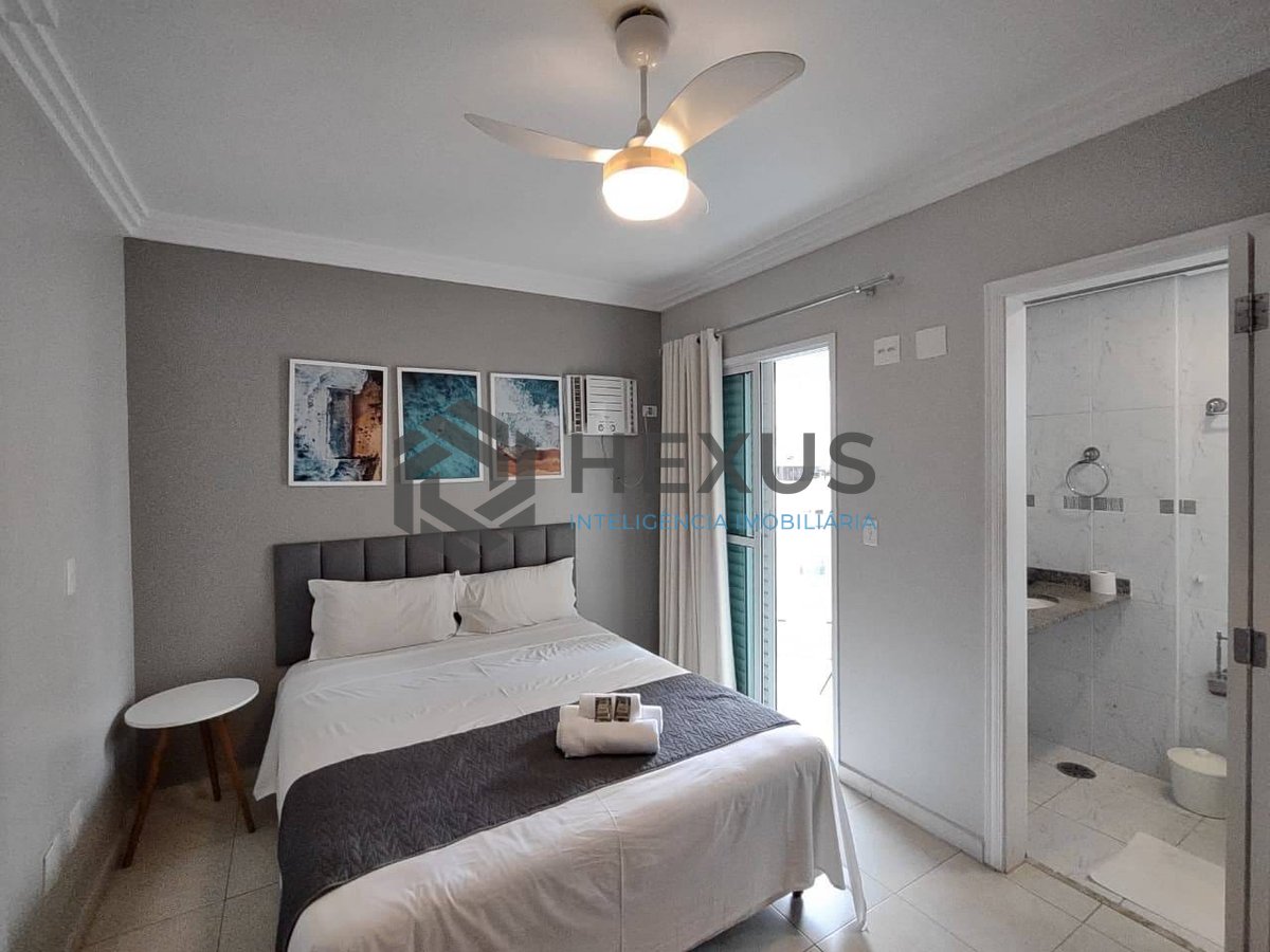 Foto 15 de Apartamento com varanda gourmet e lazer na Praia da Enseada, Guaruja