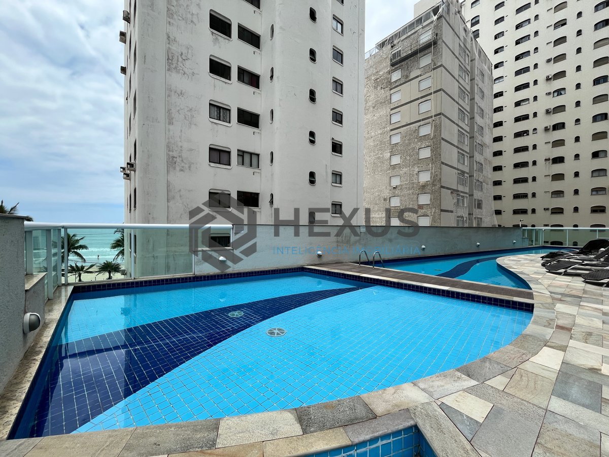 Foto 37 de Apartamento com varanda gourmet vista mar e lazer na beira mar da Praia das Astúrias, Guaruja